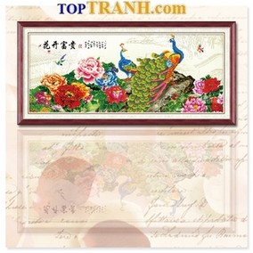Tranh thêu Phu thê viên mãn